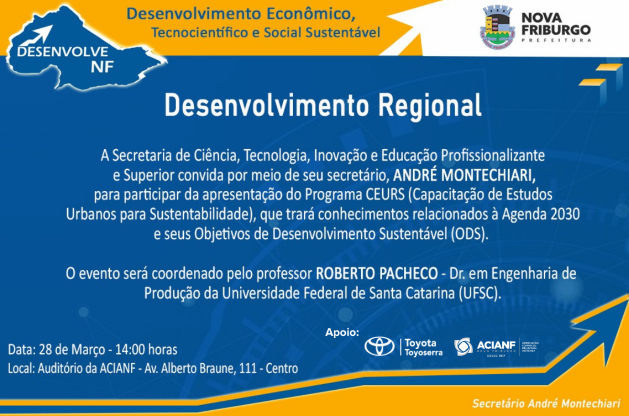 CONVITE: Municipalização e Regionalização da Agenda 2030