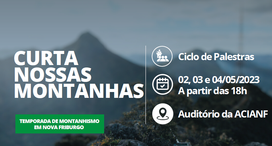 CURTA NOSSAS MONTANHAS: CICLO DE PALESTRAS